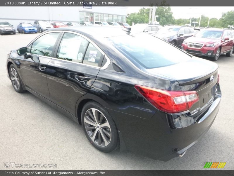 Crystal Black Silica / Slate Black 2018 Subaru Legacy 2.5i Limited