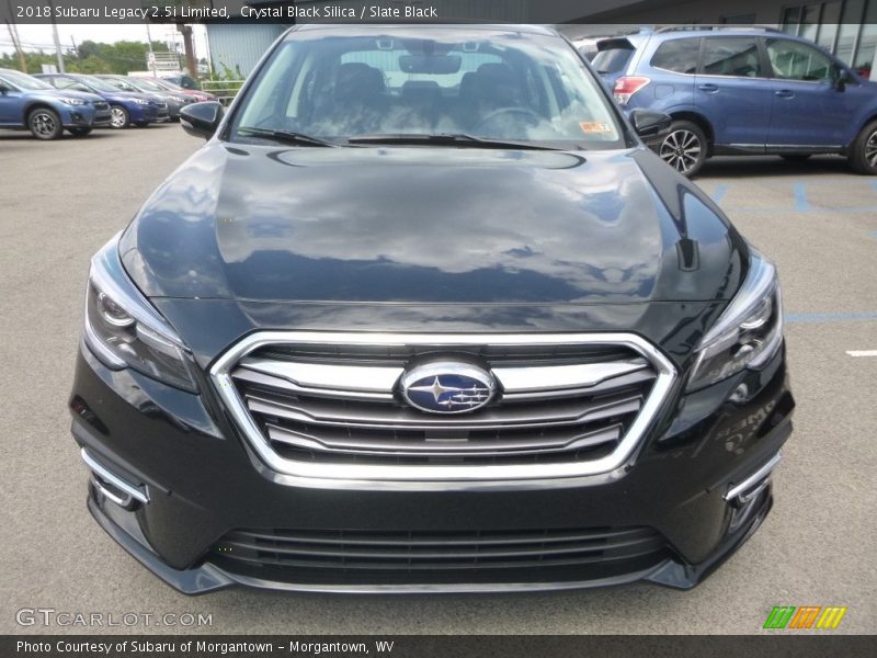 Crystal Black Silica / Slate Black 2018 Subaru Legacy 2.5i Limited