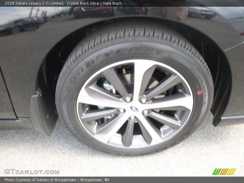 Crystal Black Silica / Slate Black 2018 Subaru Legacy 2.5i Limited