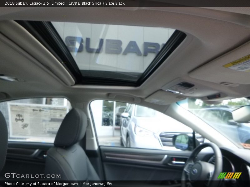 Crystal Black Silica / Slate Black 2018 Subaru Legacy 2.5i Limited