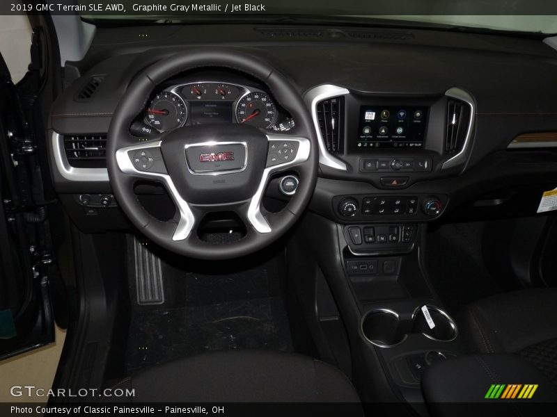 Graphite Gray Metallic / Jet Black 2019 GMC Terrain SLE AWD