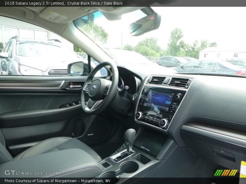 Crystal Black Silica / Slate Black 2018 Subaru Legacy 2.5i Limited