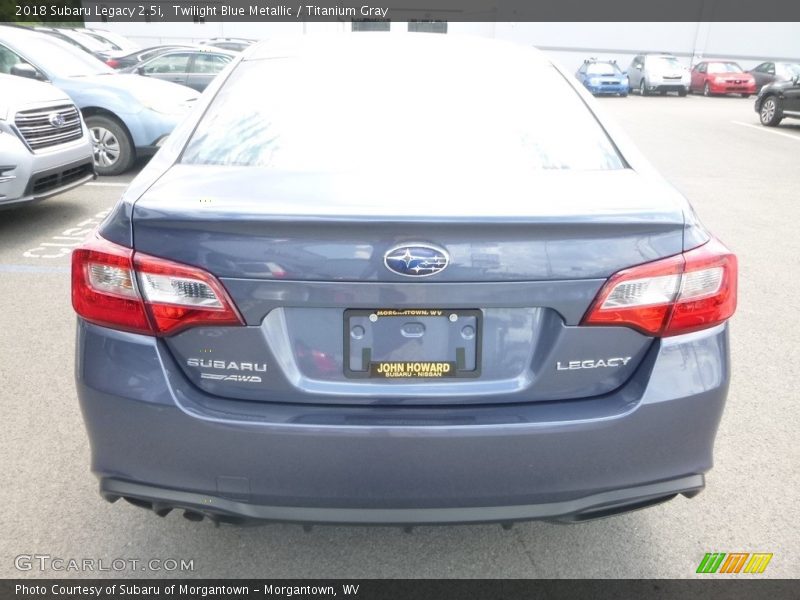 Twilight Blue Metallic / Titanium Gray 2018 Subaru Legacy 2.5i