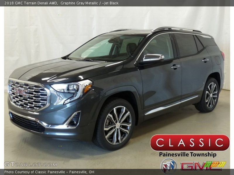 Graphite Gray Metallic / ­Jet Black 2018 GMC Terrain Denali AWD