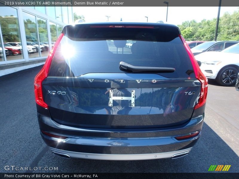 Denim Blue Metallic / Amber 2019 Volvo XC90 T6 AWD Momentum