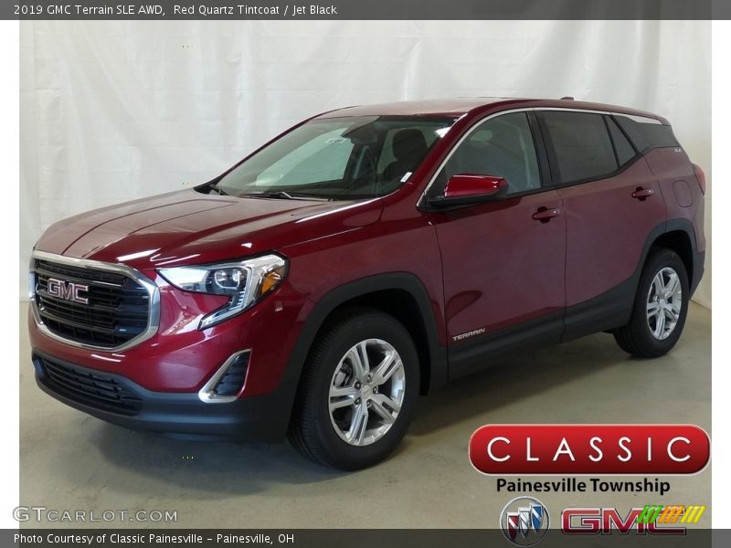 Red Quartz Tintcoat / Jet Black 2019 GMC Terrain SLE AWD