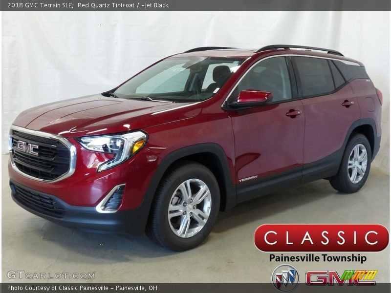 Red Quartz Tintcoat / ­Jet Black 2018 GMC Terrain SLE