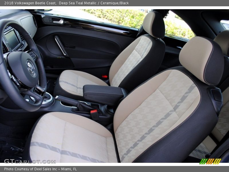 Deep Sea Teal Metallic / Ceramique/Black 2018 Volkswagen Beetle Coast