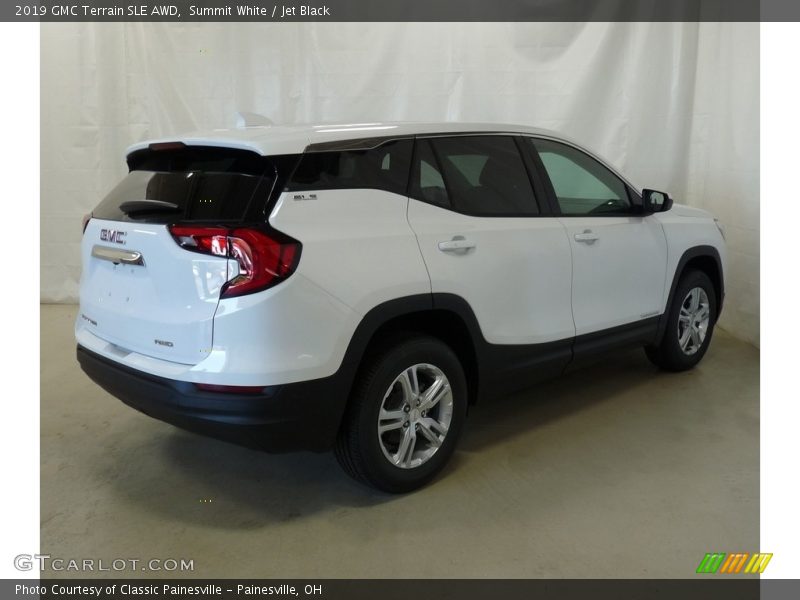 Summit White / Jet Black 2019 GMC Terrain SLE AWD