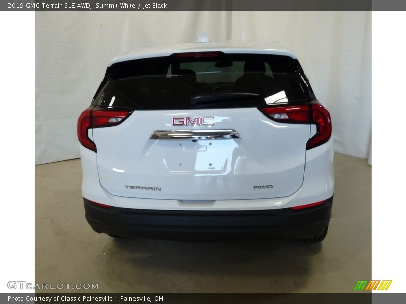 Summit White / Jet Black 2019 GMC Terrain SLE AWD