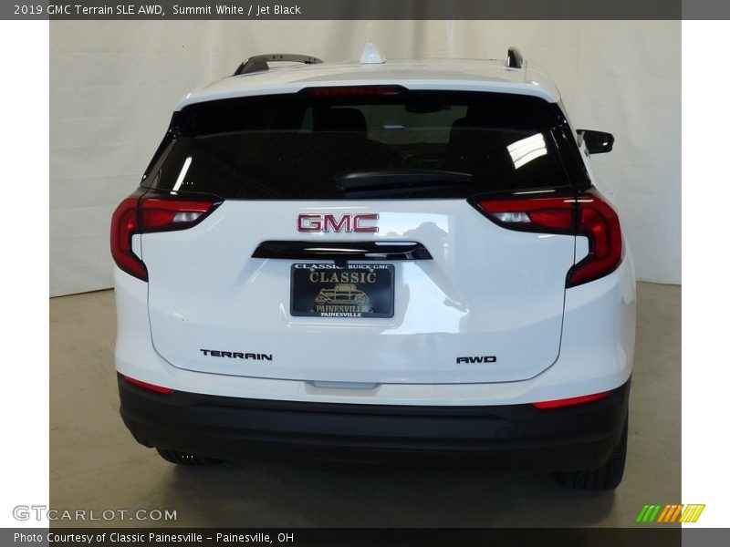 Summit White / Jet Black 2019 GMC Terrain SLE AWD