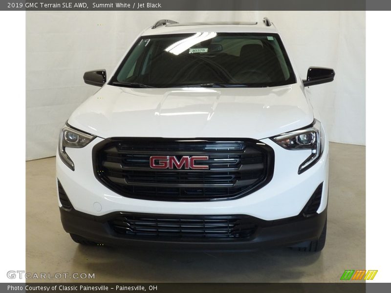 Summit White / Jet Black 2019 GMC Terrain SLE AWD