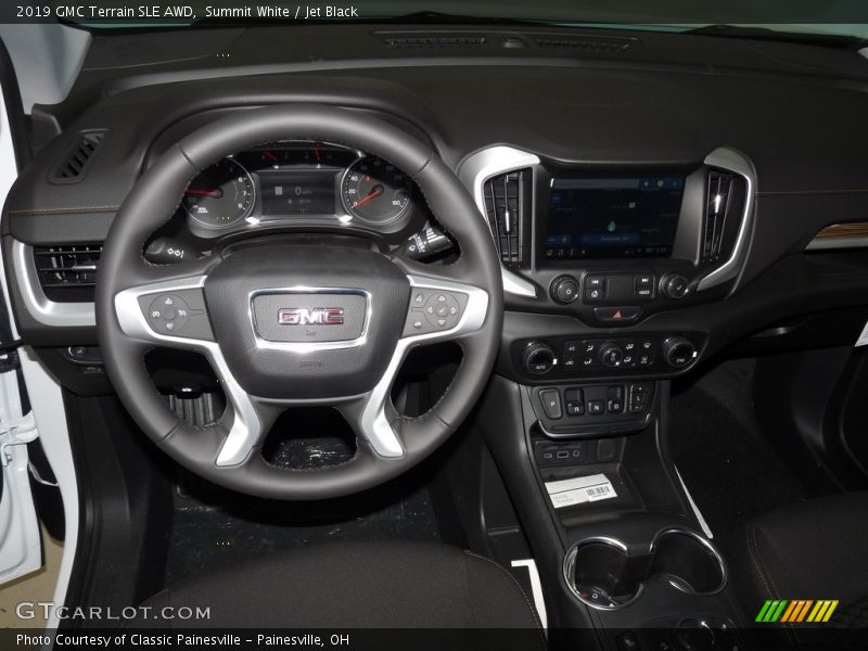 Summit White / Jet Black 2019 GMC Terrain SLE AWD