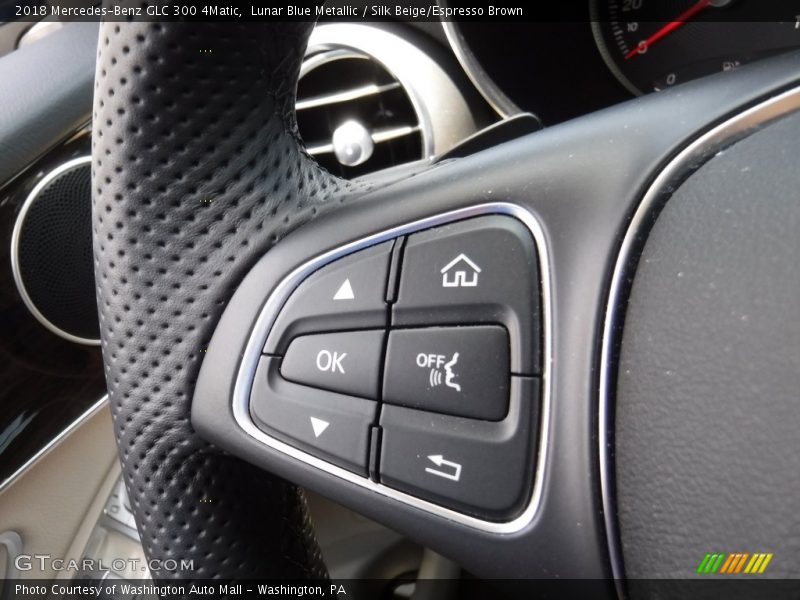 Lunar Blue Metallic / Silk Beige/Espresso Brown 2018 Mercedes-Benz GLC 300 4Matic