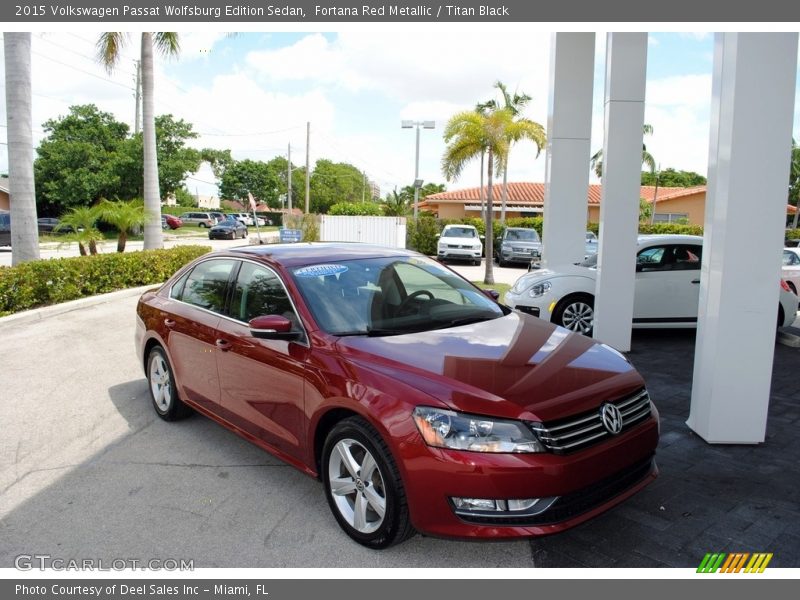 Fortana Red Metallic / Titan Black 2015 Volkswagen Passat Wolfsburg Edition Sedan