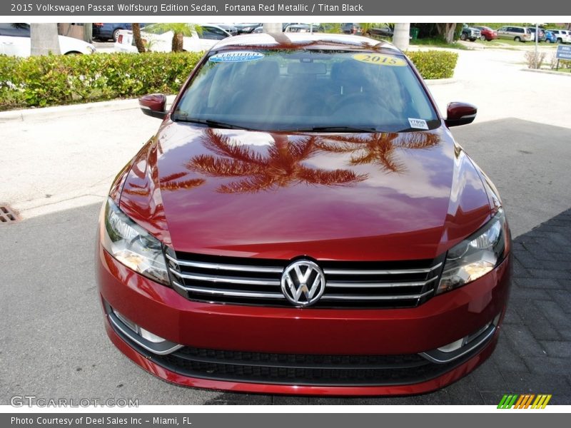 Fortana Red Metallic / Titan Black 2015 Volkswagen Passat Wolfsburg Edition Sedan