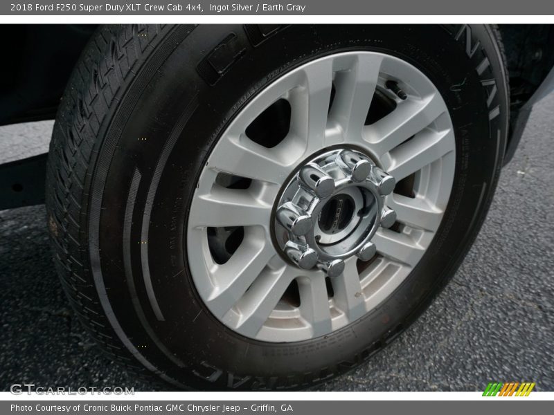 Ingot Silver / Earth Gray 2018 Ford F250 Super Duty XLT Crew Cab 4x4