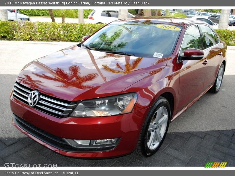 Fortana Red Metallic / Titan Black 2015 Volkswagen Passat Wolfsburg Edition Sedan