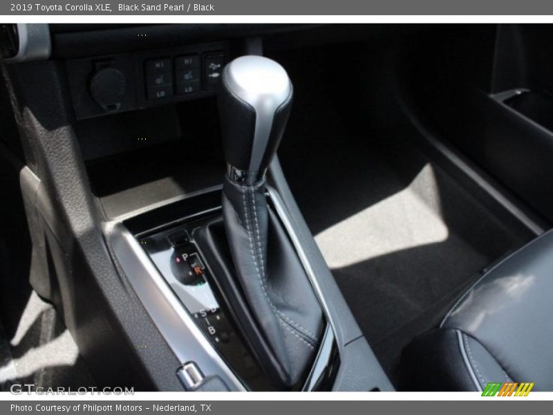 Black Sand Pearl / Black 2019 Toyota Corolla XLE