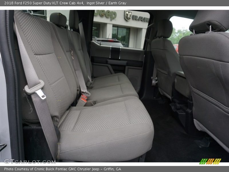 Ingot Silver / Earth Gray 2018 Ford F250 Super Duty XLT Crew Cab 4x4