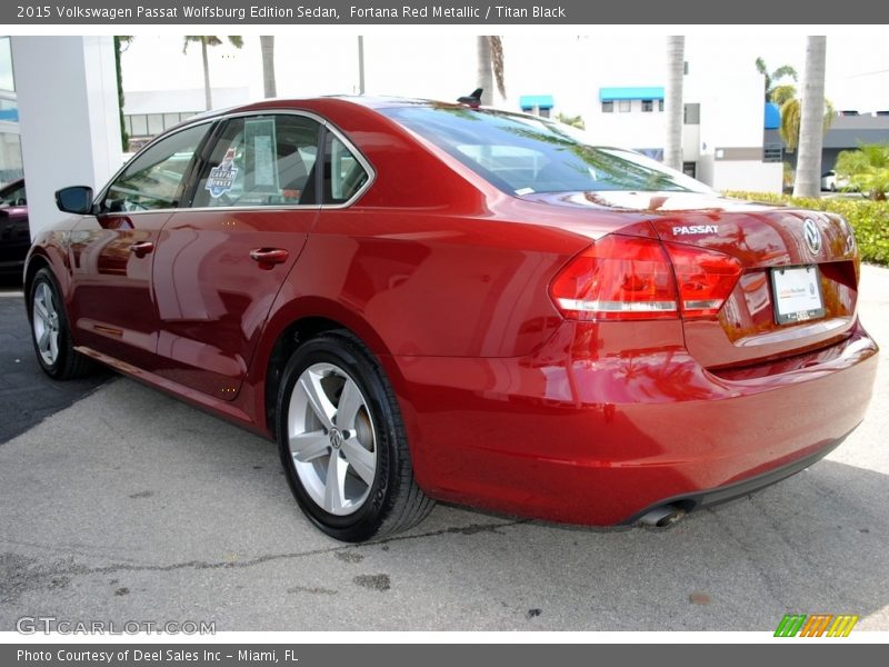 Fortana Red Metallic / Titan Black 2015 Volkswagen Passat Wolfsburg Edition Sedan
