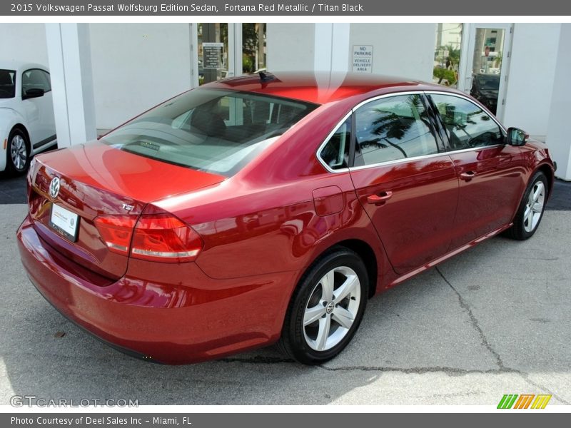 Fortana Red Metallic / Titan Black 2015 Volkswagen Passat Wolfsburg Edition Sedan
