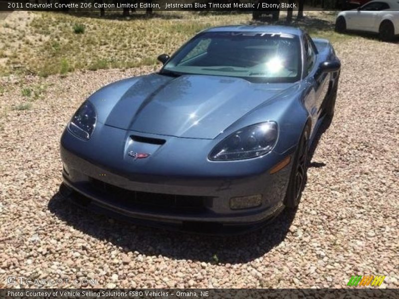 Jetstream Blue Tintcoat Metallic / Ebony Black 2011 Chevrolet Corvette Z06 Carbon Limited Edition
