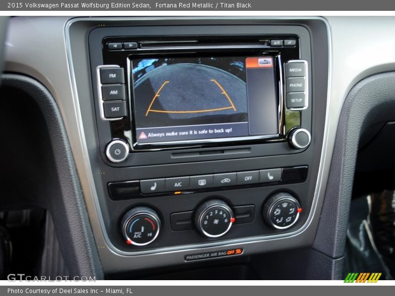 Fortana Red Metallic / Titan Black 2015 Volkswagen Passat Wolfsburg Edition Sedan