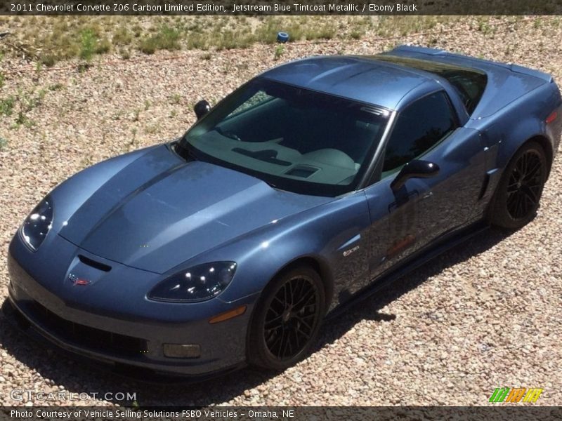 Jetstream Blue Tintcoat Metallic / Ebony Black 2011 Chevrolet Corvette Z06 Carbon Limited Edition
