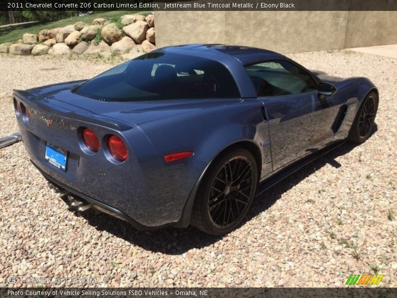 Jetstream Blue Tintcoat Metallic / Ebony Black 2011 Chevrolet Corvette Z06 Carbon Limited Edition