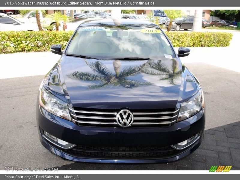 Night Blue Metallic / Cornsilk Beige 2015 Volkswagen Passat Wolfsburg Edition Sedan