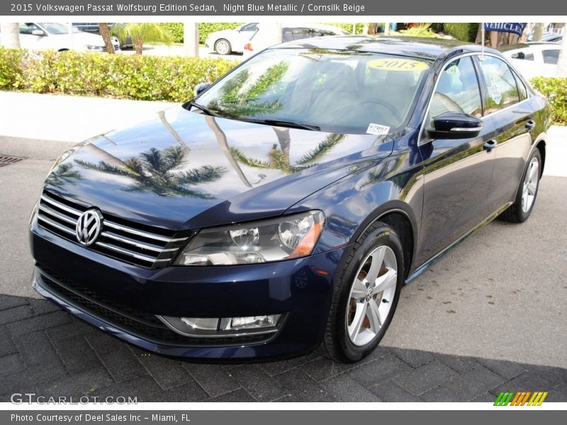 Night Blue Metallic / Cornsilk Beige 2015 Volkswagen Passat Wolfsburg Edition Sedan