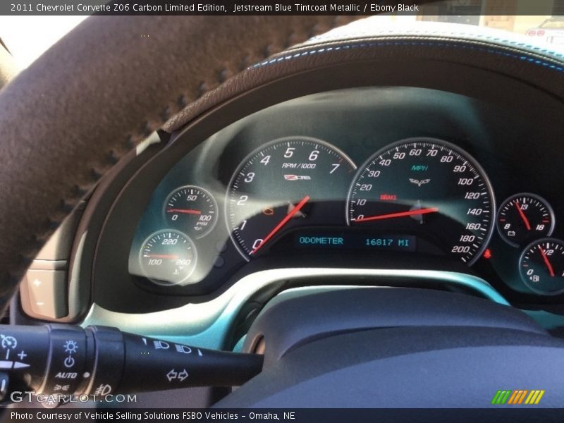 Jetstream Blue Tintcoat Metallic / Ebony Black 2011 Chevrolet Corvette Z06 Carbon Limited Edition