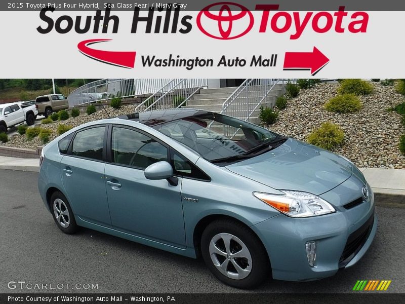 Sea Glass Pearl / Misty Gray 2015 Toyota Prius Four Hybrid