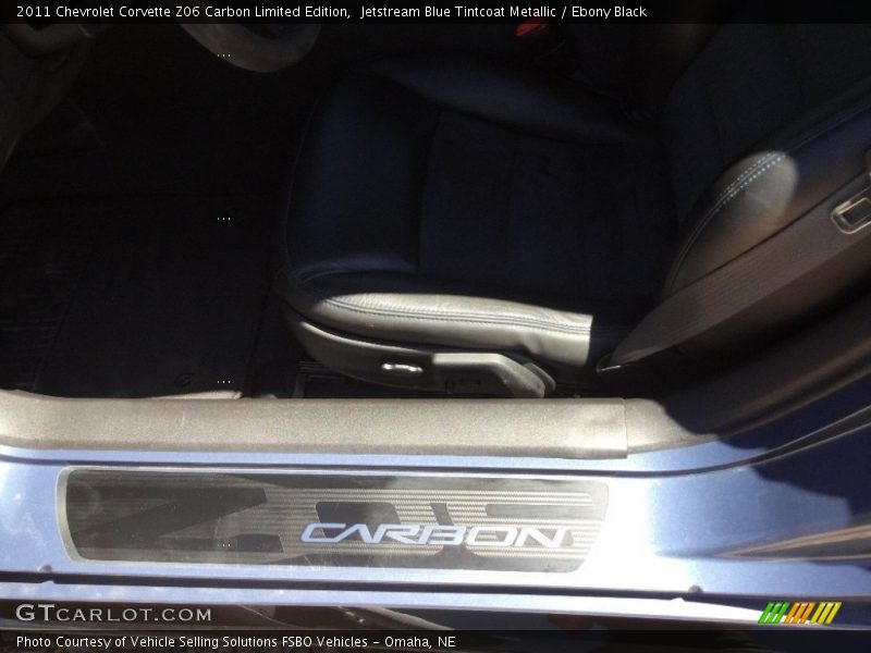 Jetstream Blue Tintcoat Metallic / Ebony Black 2011 Chevrolet Corvette Z06 Carbon Limited Edition
