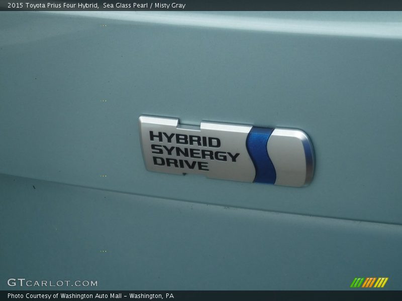 Sea Glass Pearl / Misty Gray 2015 Toyota Prius Four Hybrid