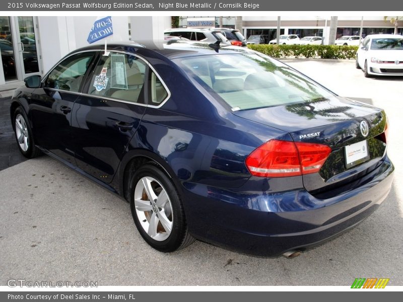 Night Blue Metallic / Cornsilk Beige 2015 Volkswagen Passat Wolfsburg Edition Sedan