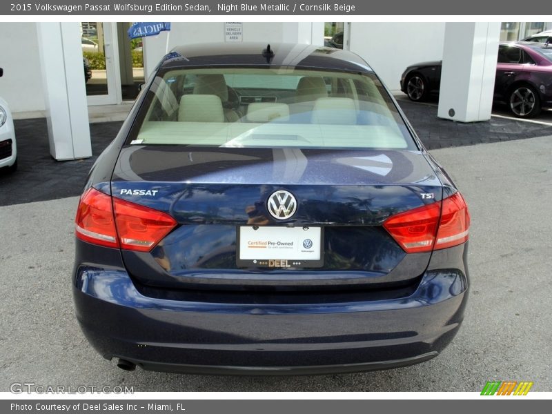 Night Blue Metallic / Cornsilk Beige 2015 Volkswagen Passat Wolfsburg Edition Sedan
