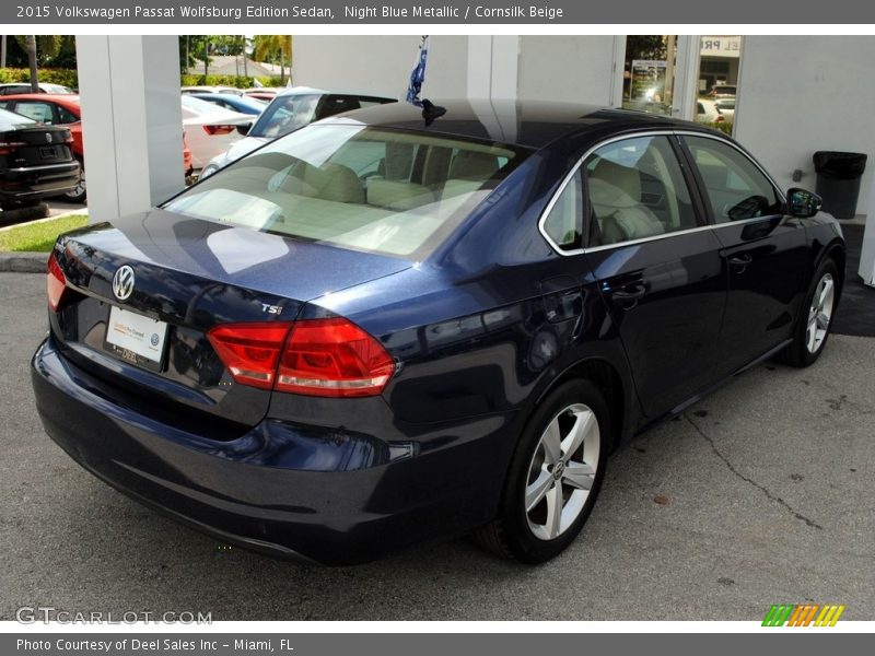 Night Blue Metallic / Cornsilk Beige 2015 Volkswagen Passat Wolfsburg Edition Sedan