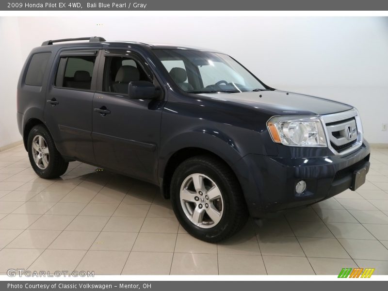 Bali Blue Pearl / Gray 2009 Honda Pilot EX 4WD