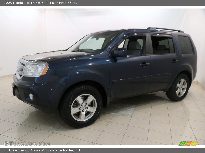 Bali Blue Pearl / Gray 2009 Honda Pilot EX 4WD