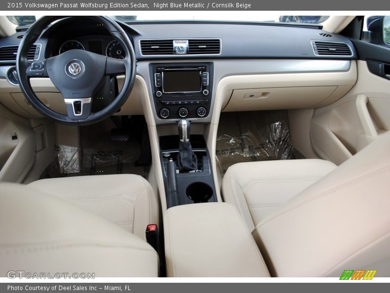 Night Blue Metallic / Cornsilk Beige 2015 Volkswagen Passat Wolfsburg Edition Sedan