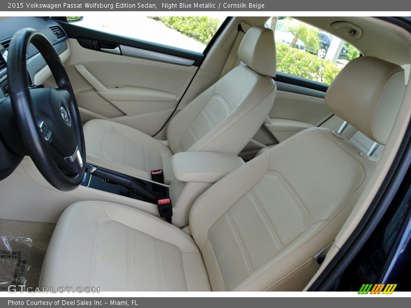 Night Blue Metallic / Cornsilk Beige 2015 Volkswagen Passat Wolfsburg Edition Sedan