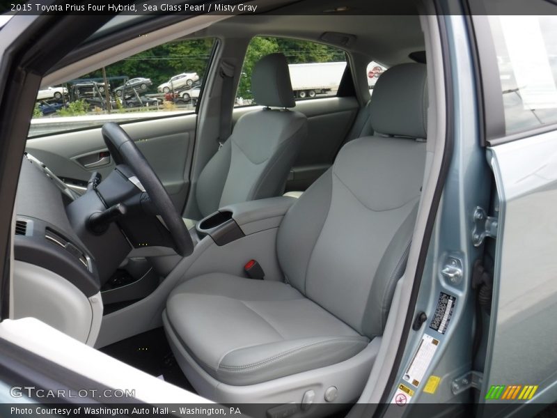 Sea Glass Pearl / Misty Gray 2015 Toyota Prius Four Hybrid
