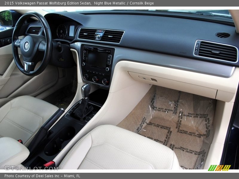 Night Blue Metallic / Cornsilk Beige 2015 Volkswagen Passat Wolfsburg Edition Sedan