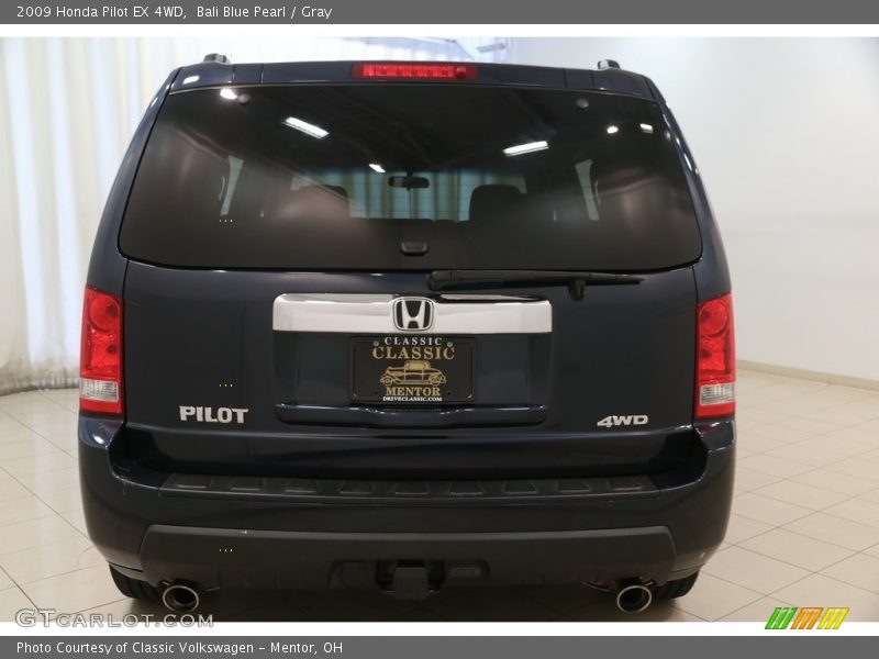 Bali Blue Pearl / Gray 2009 Honda Pilot EX 4WD