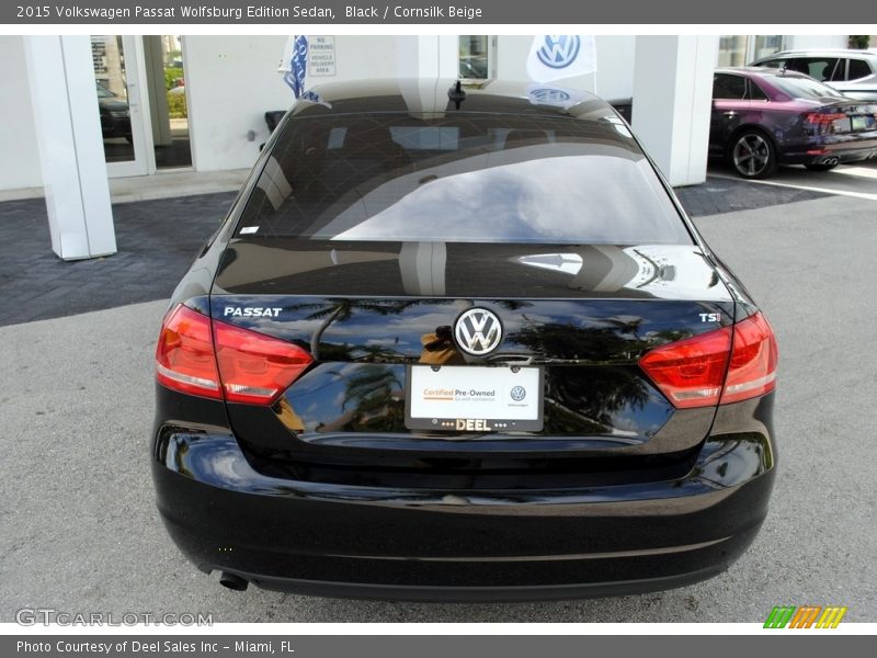 Black / Cornsilk Beige 2015 Volkswagen Passat Wolfsburg Edition Sedan