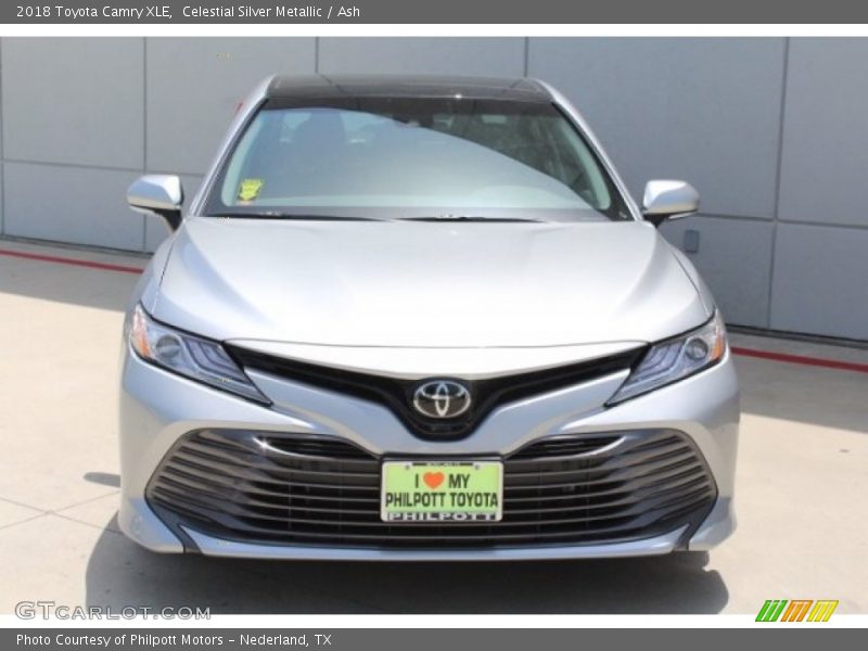 Celestial Silver Metallic / Ash 2018 Toyota Camry XLE