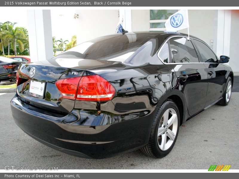 Black / Cornsilk Beige 2015 Volkswagen Passat Wolfsburg Edition Sedan