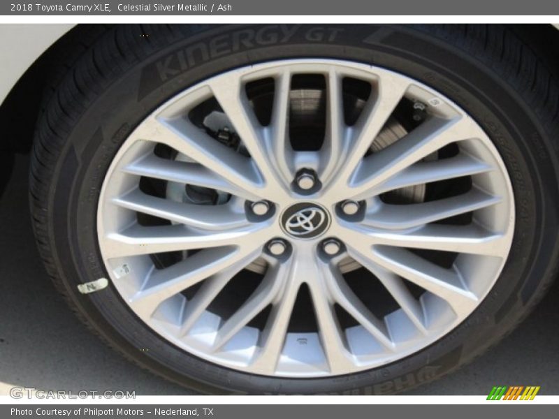 Celestial Silver Metallic / Ash 2018 Toyota Camry XLE